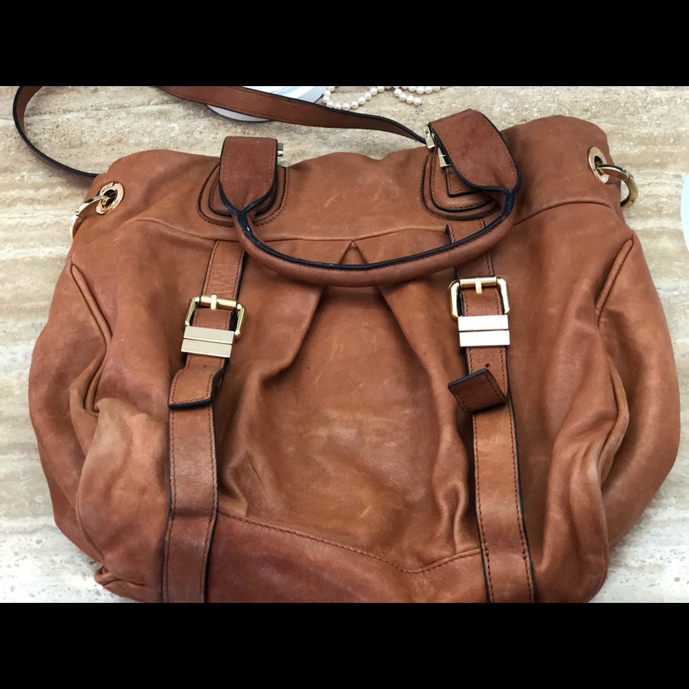 Cognac Leather Joelle Hawkins Bag - Picture 4 of 4